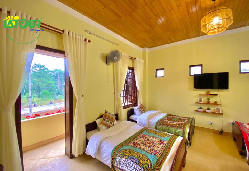 Phòng Deluxe tại HeniSi Homestay Măng Đen