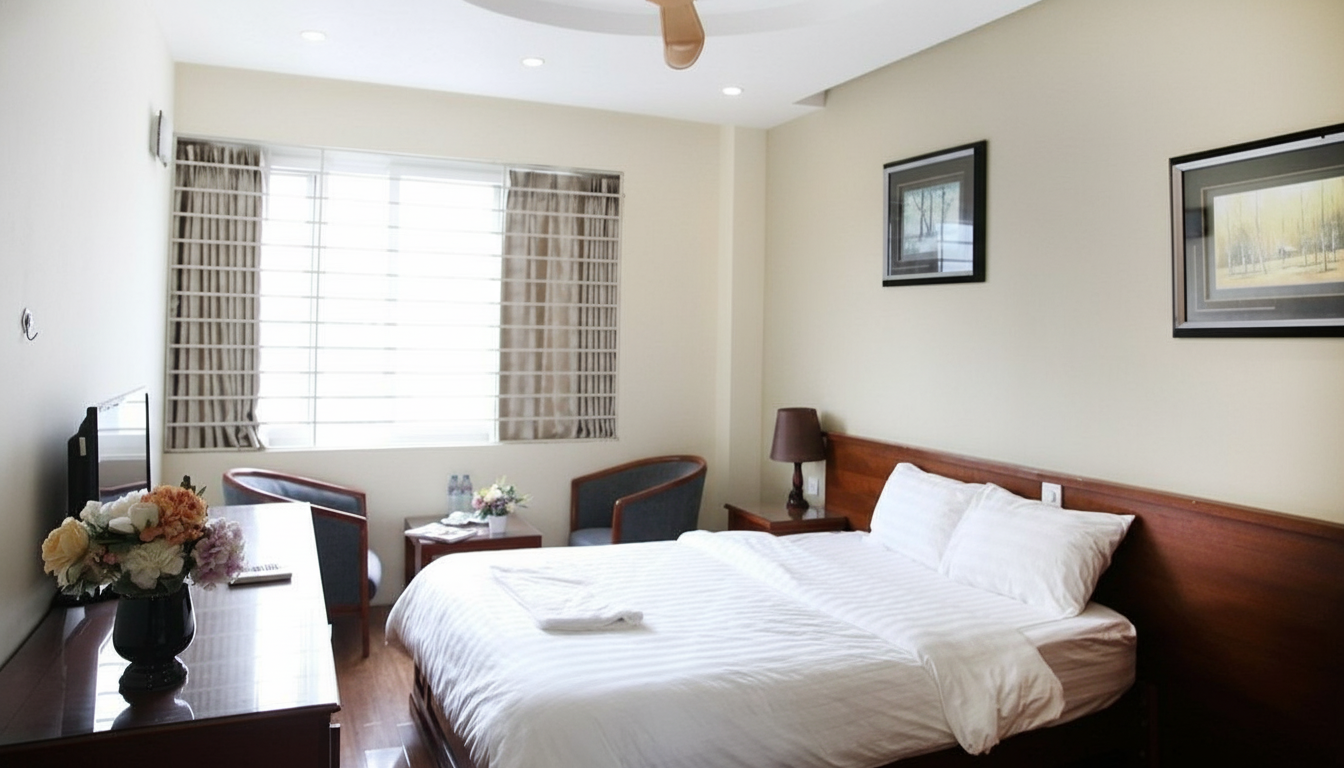 Phòng nhà nghỉ sạch sẽ