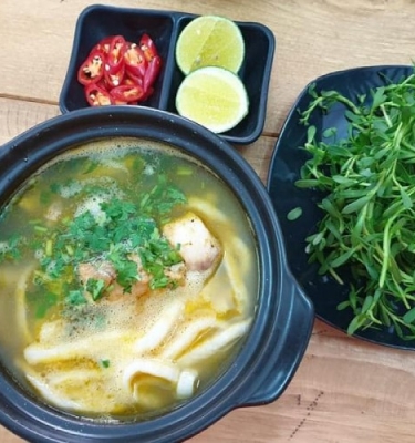 Bánh Canh Cá Lóc Nồi Đất Măng Đen Ngon Khó Cưỡng