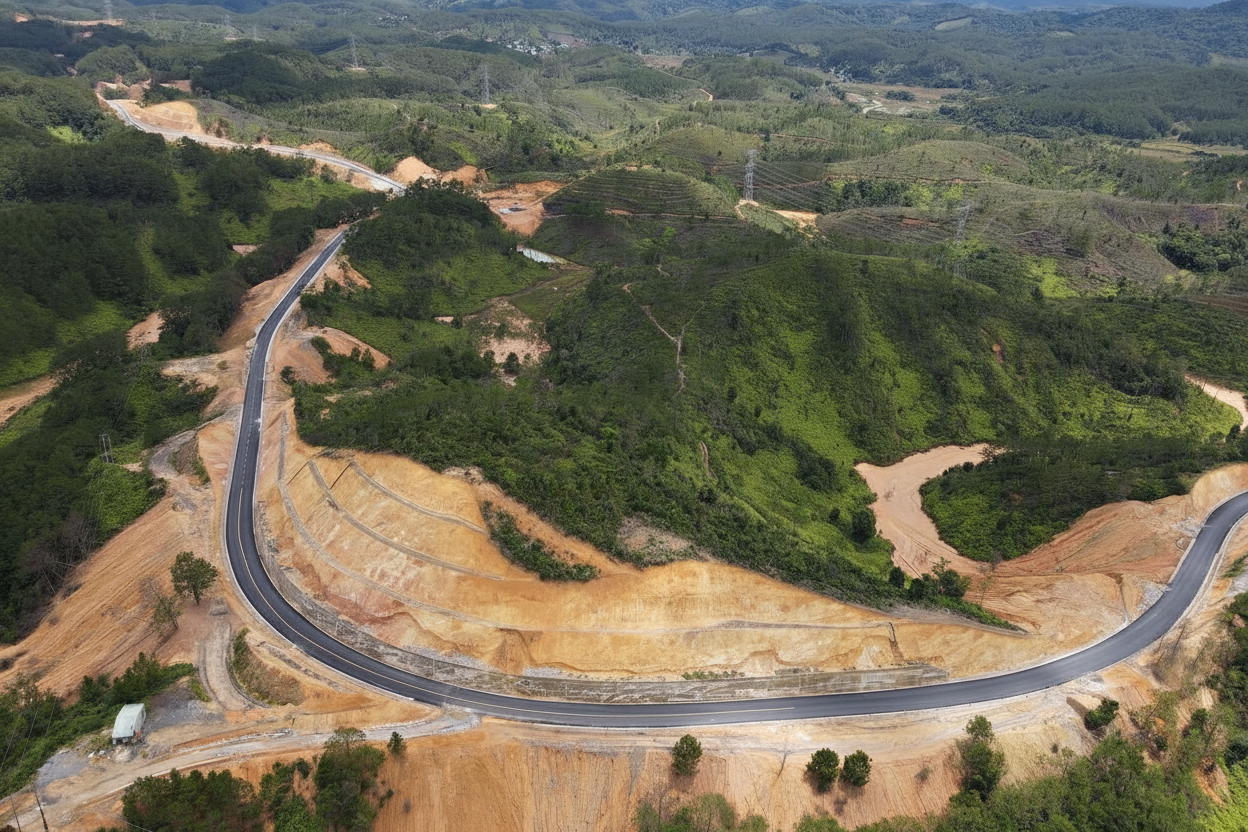 đường đèo Măng Đen xe máy