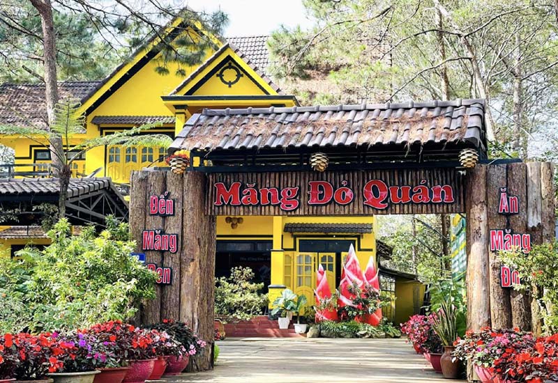 Nhà hàng sân vườn Măng Đen - Nơi hội tụ tinh hoa ẩm thực núi rừng.