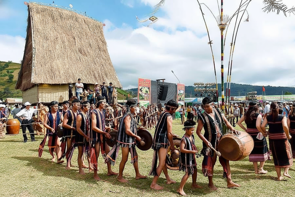 Lễ hội cồng chiêng nhà rông